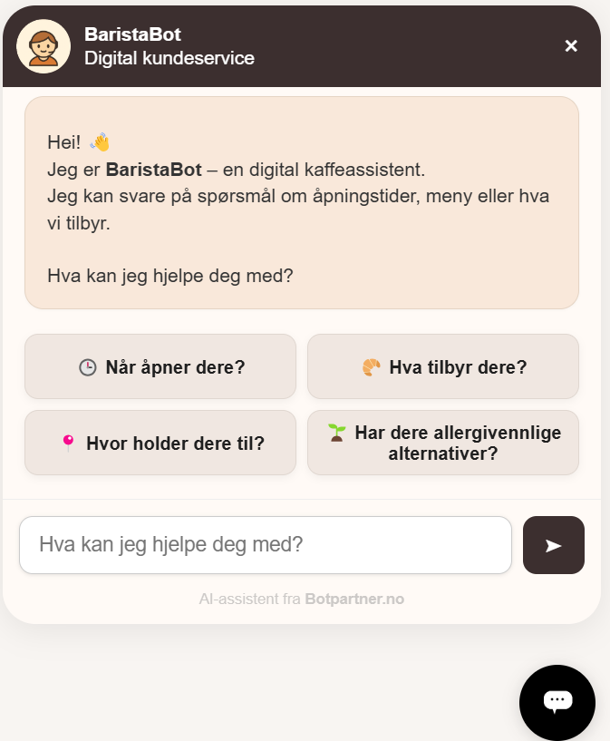 BaristaBot-demo